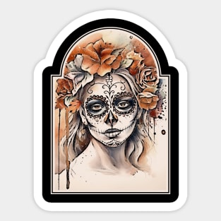 Day of the Dead Girl Sticker